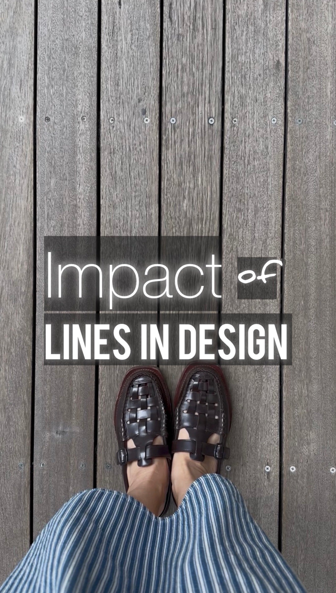 Visual Impact of Horizontal and Vertical Ground Lines in Design