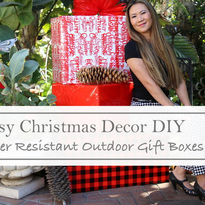 DIY Easy Outdoor Christmas Decoration Idea and Inspiration for Your Garden Landscape