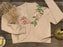 Beige Floral Botanical Cashmere Sweaters for Women